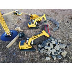 Radiostyrd Liebherr grävmaskin R936 Jamara med rivningsset 1:20 - 2,4 Ghz