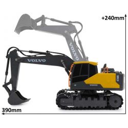 Radiostyrd Grävmaskin Volvo EC160E Jamara 1:26 2,4 Ghz