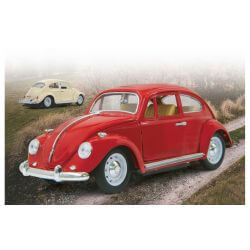 Radiostyrd Bil VW Beetle Die Cast Röd Jamara 1:18