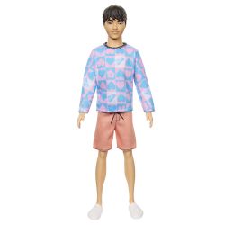 Barbie Ken Docka Fashionista Mörkt Hår NR 219 HRH24