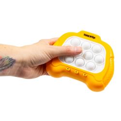 TIME POP LIGHT UP PUSH POPPER GAME ORANGE