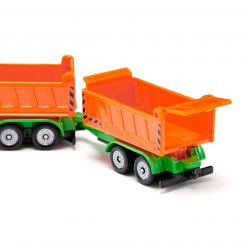 Siku Lastbil med två tippbara släp 1685