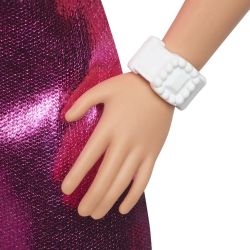 Barbie Fashionista - Rosa klänning med hjärta