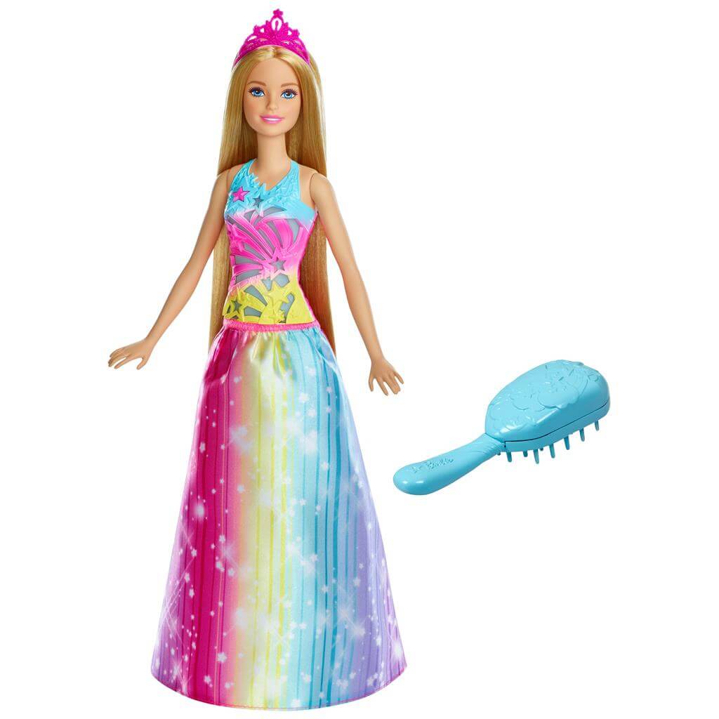Läs mer om Barbie Dreamtopia Brush Princess Rainbow Kingdom Magic FRB12