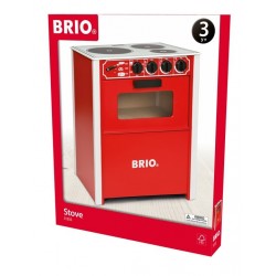 BRIO Spis, röd Spis. Stadig modell med påtryc