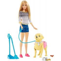 Barbie Walk & Potty Pup med valpträning