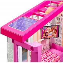 Barbie Dreamhouse dockskåp med rutschkana