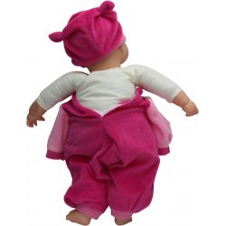 Lovely Baby Docka Cerise kläder och mössa 45 cm
