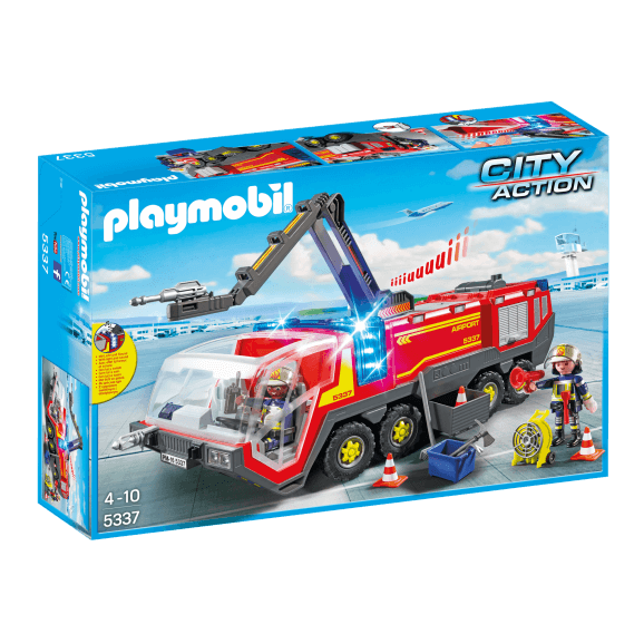 Playmobil Flygplatsbrandbil med ljus och ljud 4796