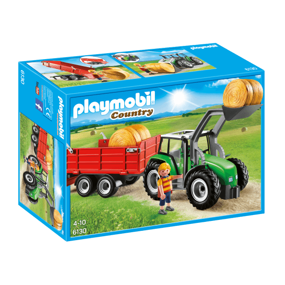 Playmobil Stor Traktor med Släp 6130