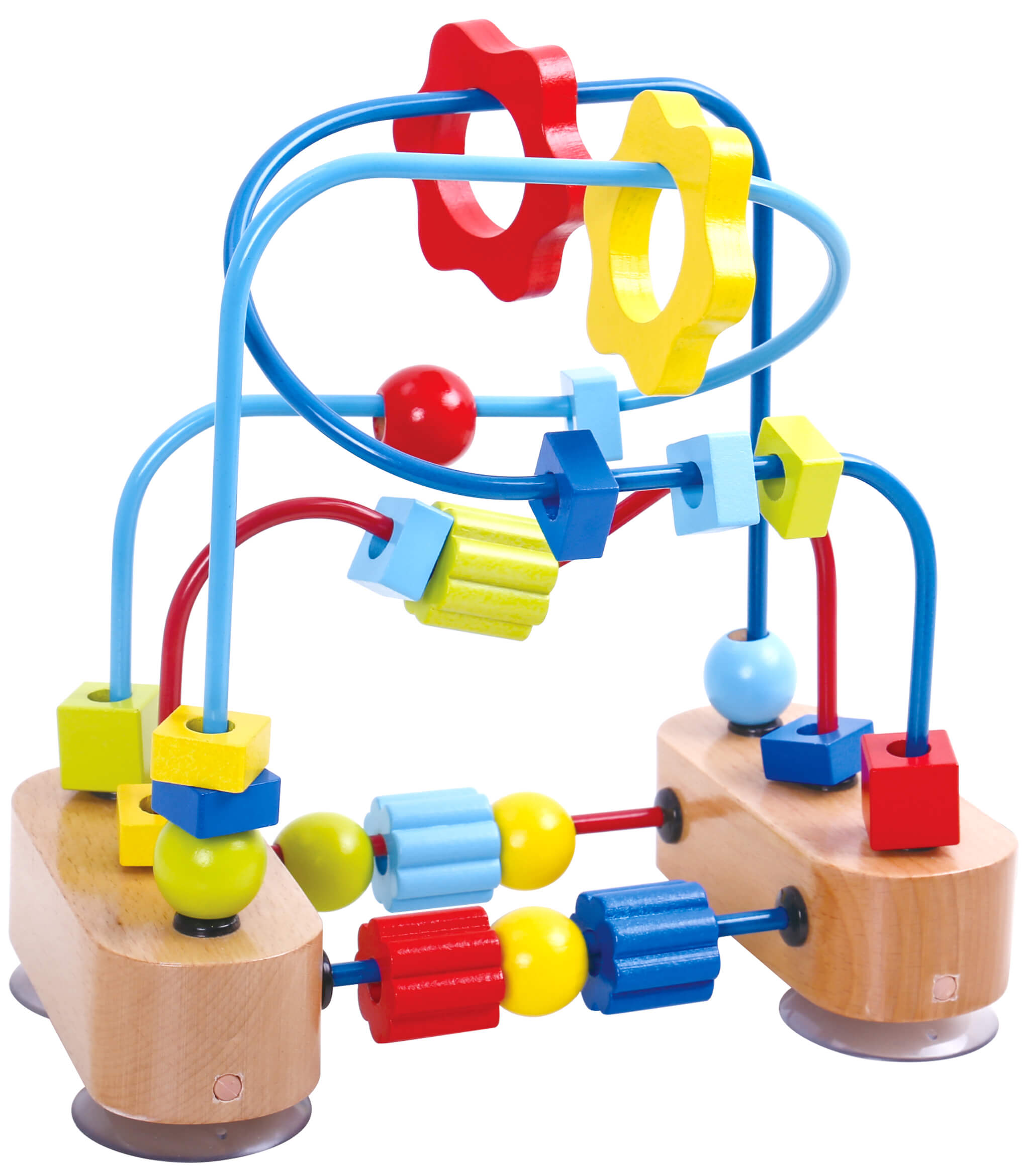 Tooky Toy Aktivitetsleksak Kulbana med geometriska former barn