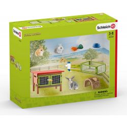 Schleich Kaninbur med kaniner 42420