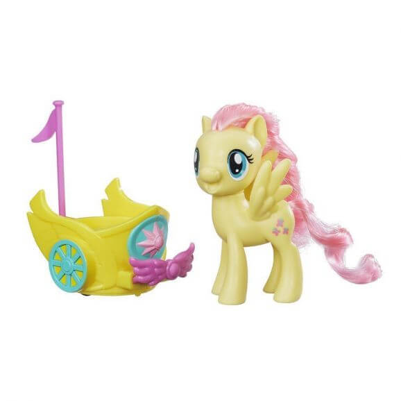 My Little Pony Fluttershy Dash Spin Along Chariot B9836