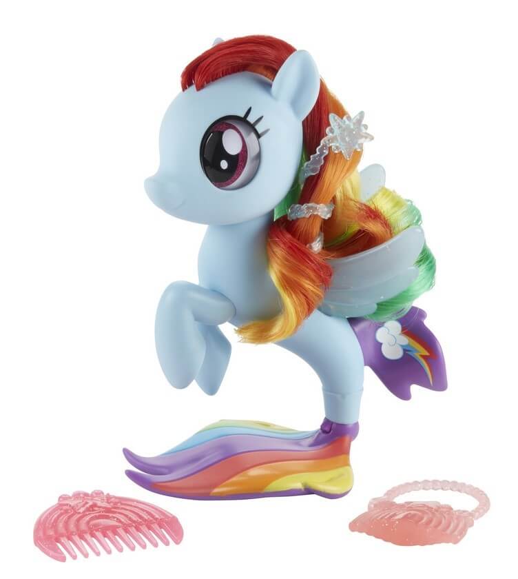 My Little Pony Glitter &amp; Style Seapony Rainbow Dash
