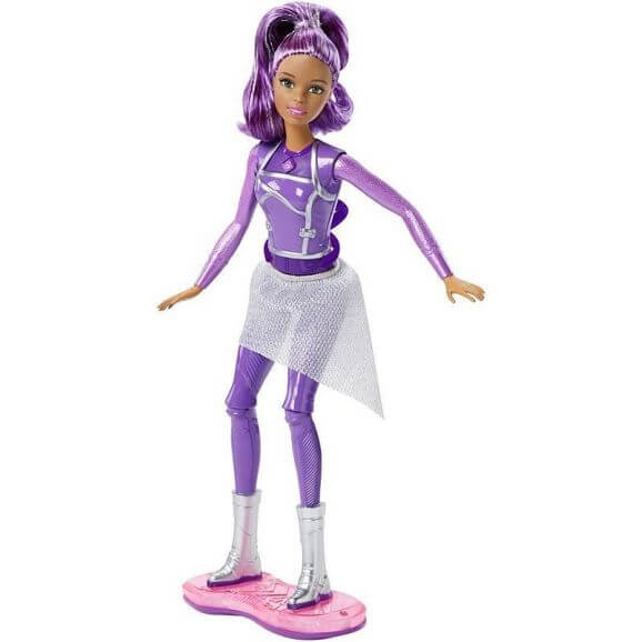 Barbie Star Light Adventure Lights and Sounds Hoverboarder Doll