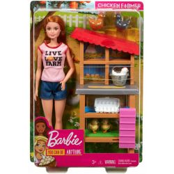 Barbie Hönsfarm och Docka FXP15