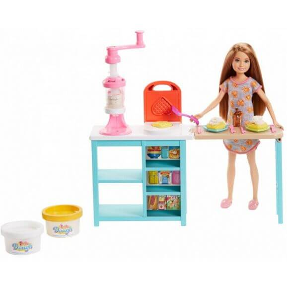 Barbie Frukost-Set med Stacie Docka FRH74