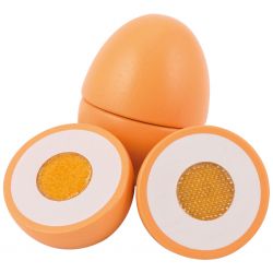 Jouéco® - Leksaksmat 4 ägg i trä med kartong