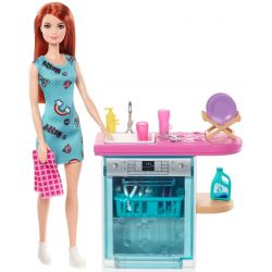 Barbie Kitchen Dishwasher Playset FXG35
