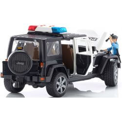 Bruder Polisbil Jeep Wrangler Med Polis 02526