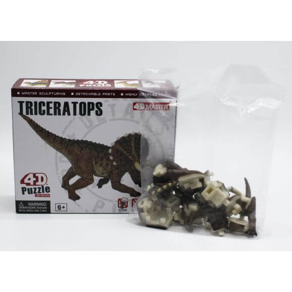Dinosaurie Triceratops 24 delar 12 cm