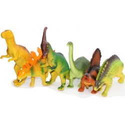 Dinosaurier 6 st. i fina färger