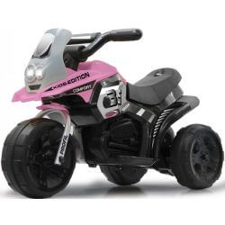 Jamara Elmotorcykel E-Trike Racer Rosa 6 volt leksak barn