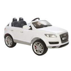 AUDI Q7 elbil barn 2x12V Vit