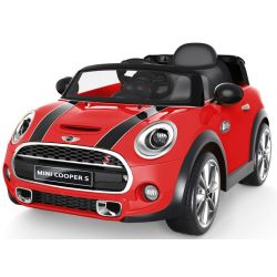 Elbil barn Mini Hatch röd 2x12V