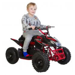 Azeno Panther 1000W elfordon barn 48V 10-30km/h röd/svart