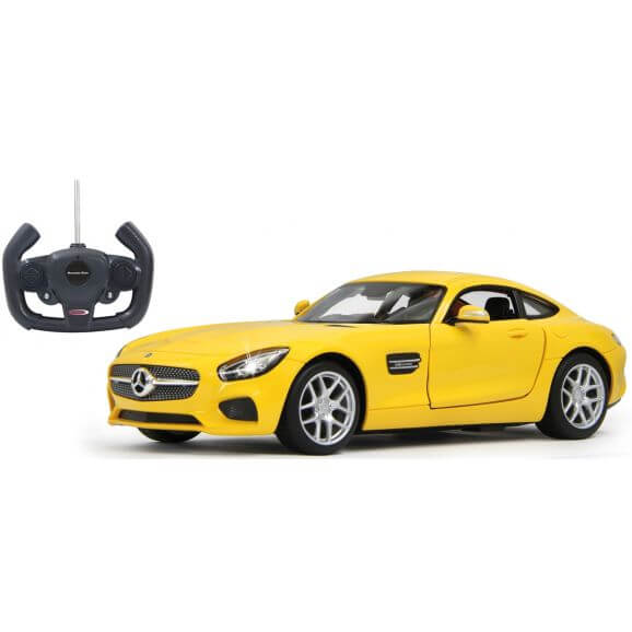 Radiostyrd Bil Mercedes AMG GT Jamara Gul 1:14 - 40 MHz