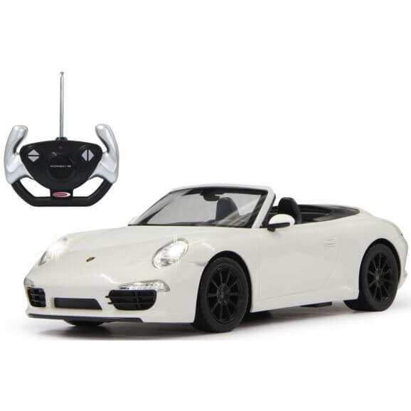 Radiostyrd Bil Porsche 911 Carrera Vit 1:12 - 27 MHz