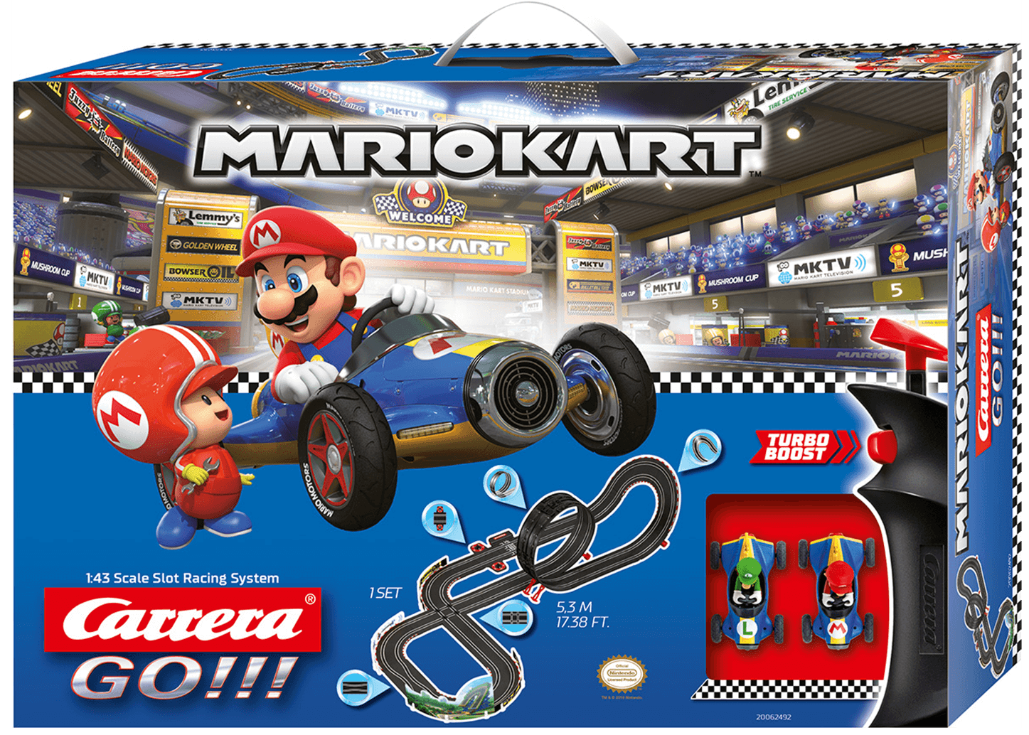 Carrera Go Mario Kart 8 Bilbana Nintendo 530 cm 1:43