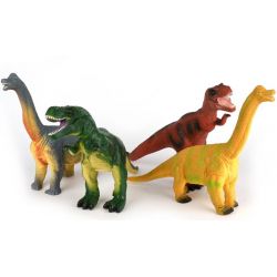Dinosaurier mjukt gummi 4 st. 31 cm