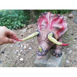 Dinosaurie Triceratops Naturgummi - 92 cm