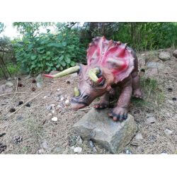 Dinosaurie Triceratops Naturgummi - 92 cm