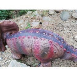 Dinosaurie Triceratops Naturgummi - 92 cm