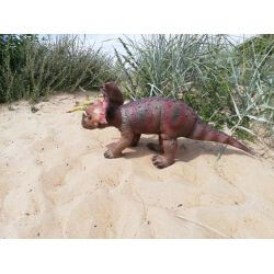 Dinosaurie Triceratops Naturgummi - 92 cm