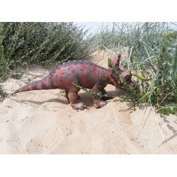 Dinosaurie Triceratops Naturgummi - 92 cm
