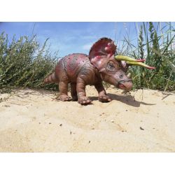 Dinosaurie Triceratops Naturgummi - 92 cm