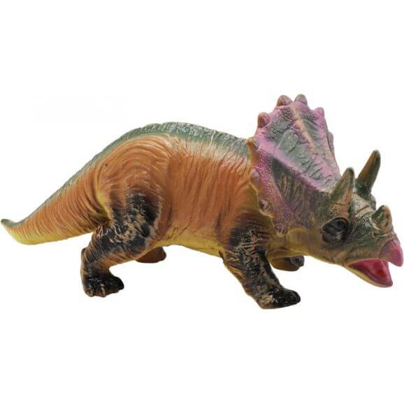 Dinosaurie Triceratops Mjuk - 25 cm