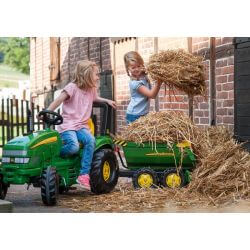 Rolly Toys Halfpipe John Deere Släp