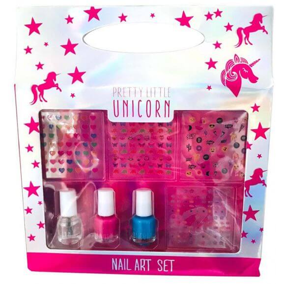 Make Up Unicorn Nailart Set och Stickers