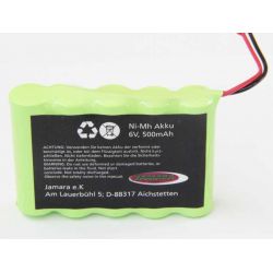 Extra Batteri NiMh 6 Volt, 500 mAh till Rupter Buggy Jamara