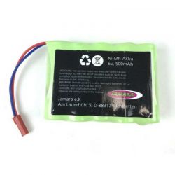 Extra Batteri NiMh 6 Volt, 500 mAh till Rupter Buggy Jamara