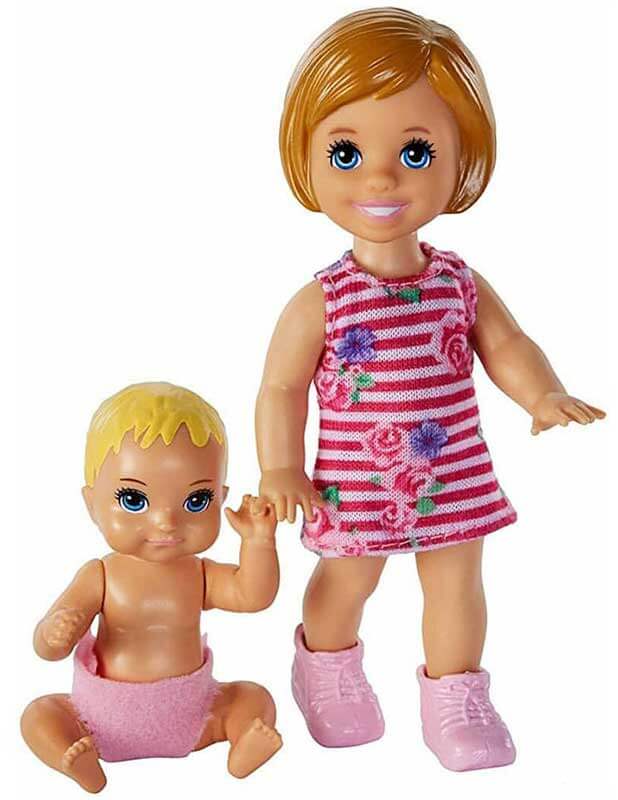 Barbie Babysitter Syskon Systrar GFL31