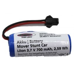 Extra Batteri Li-Ion 3,7 Volt, 400 mAh till Mover Stunt Car Jamara