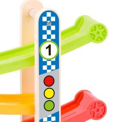 Tooky Toy Bilbana i tä för barn 4 våningsplan