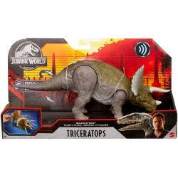 Jurassic World Triceratops Dinosaurie Sound Strike 30 cm