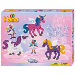 Hama Midi Pärlor Gift box Magiska Hästar 4000 st